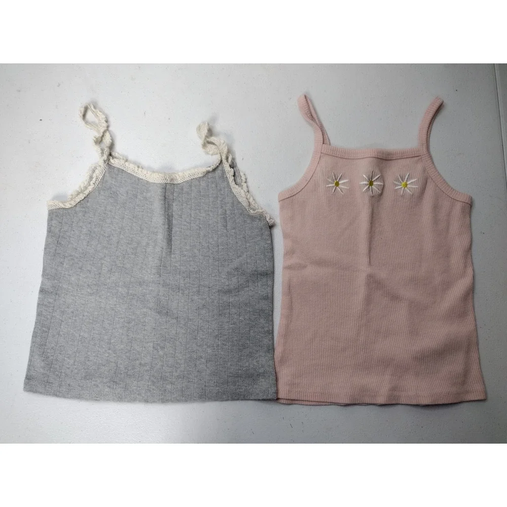Girls Tank Top Cami Bundle Old Navy Art Class Hanes Size Small 6-7 6pc Lot